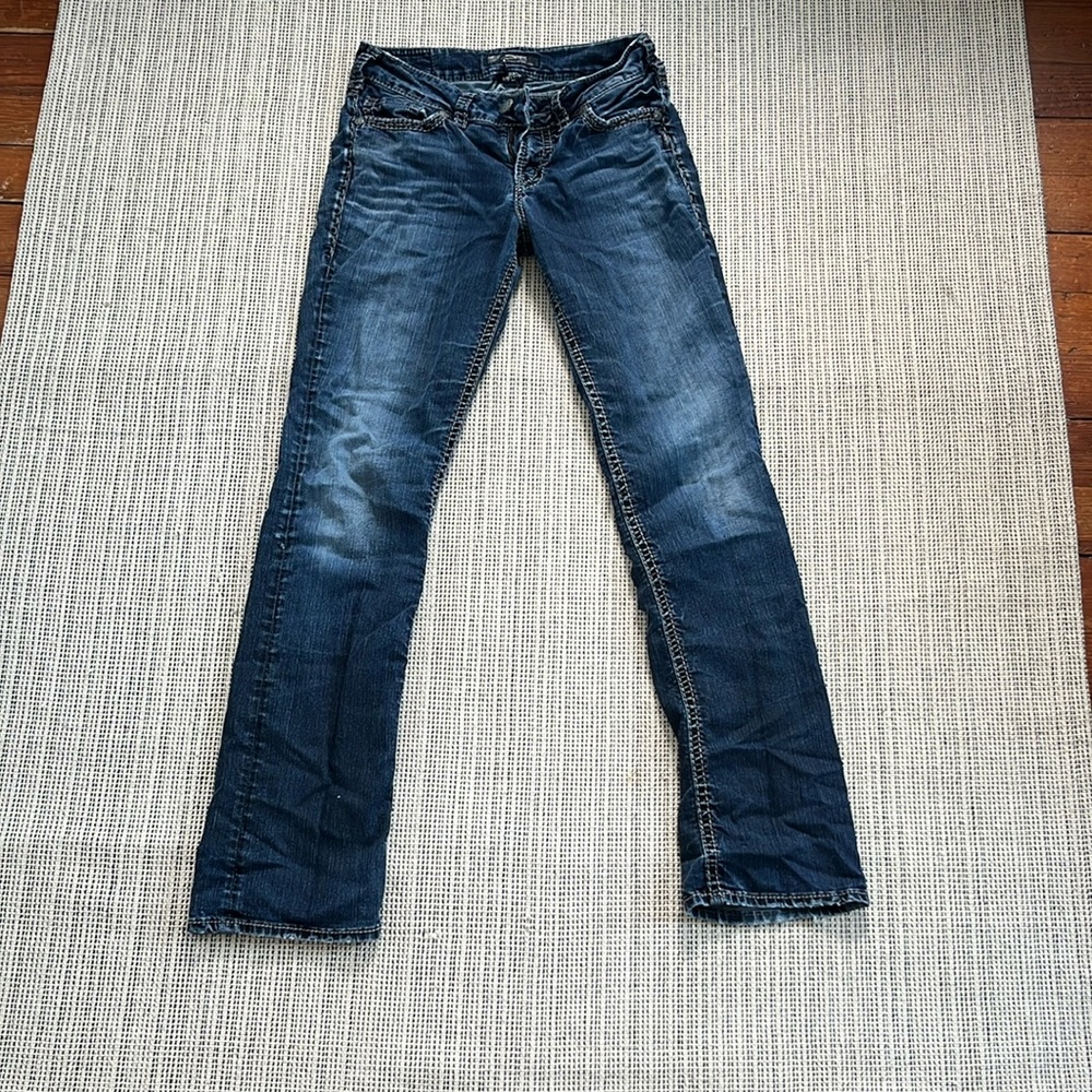 Women's Silver Blue Jeans